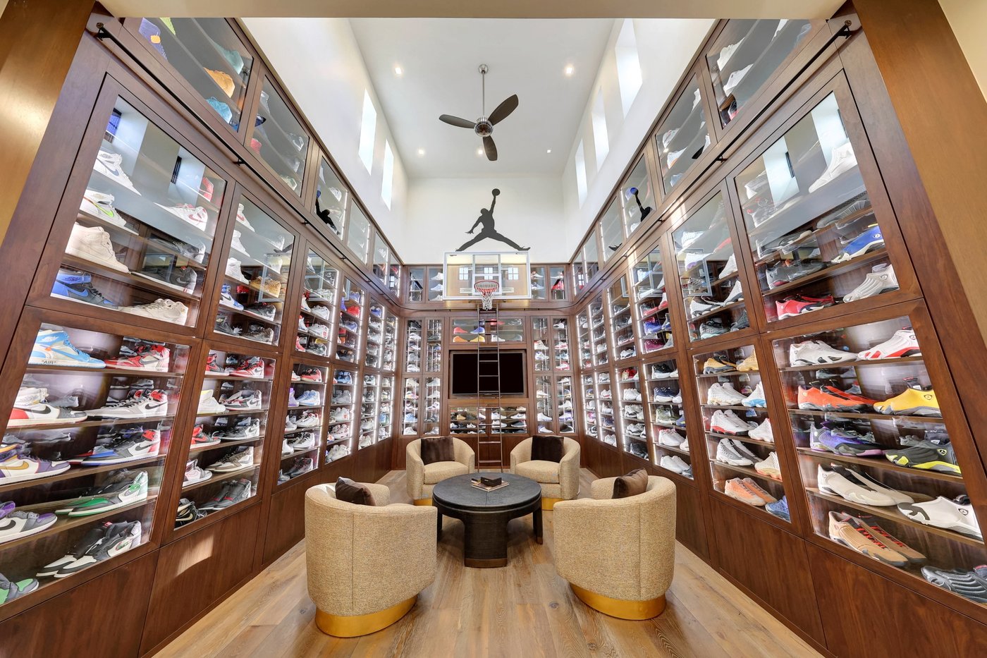 This $24M Scottsdale estate boasts Michael Jordan sneaker museum, golf practice area