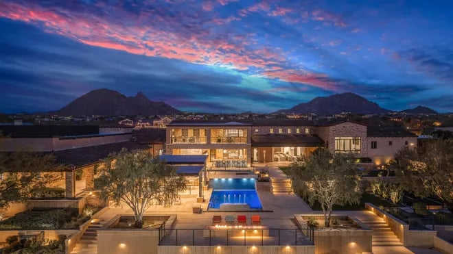 North Scottsdale mansion with underground basketball court listed for $23.5M