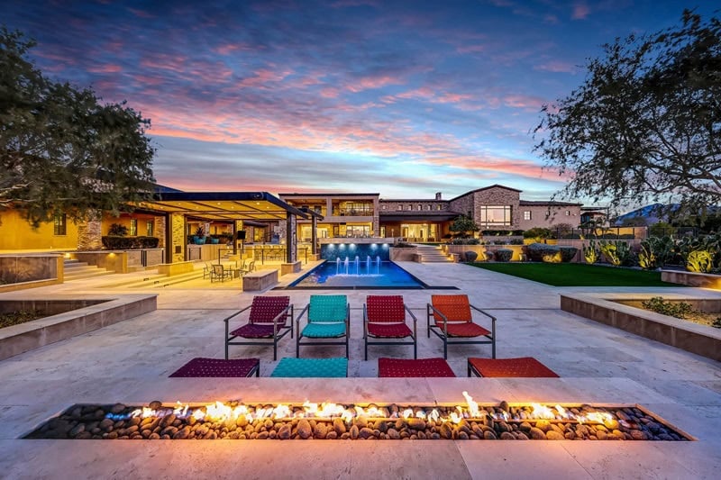 Home of the Week: $24M Scottsdale megamansion has an NBA-sized basketball gym underground